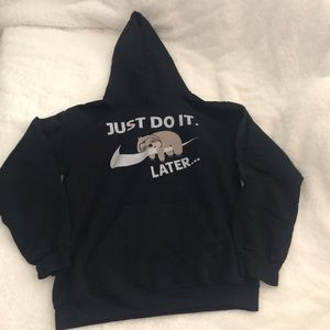 Just do it later hoodie
